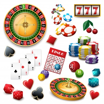 värikäs casinoaiheinen kuvituskuva
